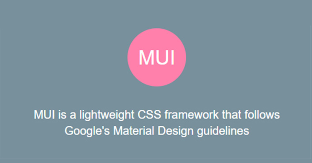 CSS Framework với thiết kế Material của Google