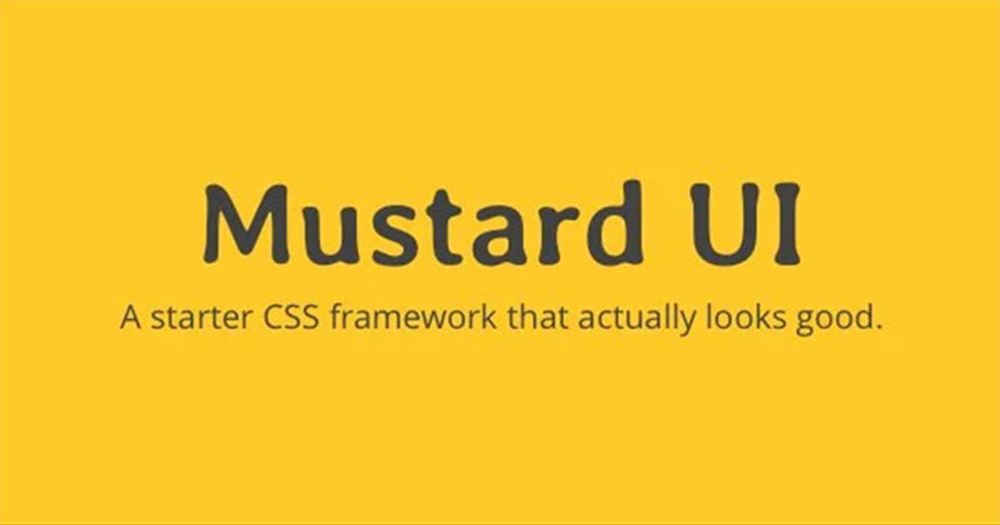 Mustard UI là một frameword mã nguồn mở