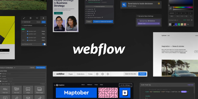 Webflow.com - Cung cấp đa dạng mẫu thiết kế