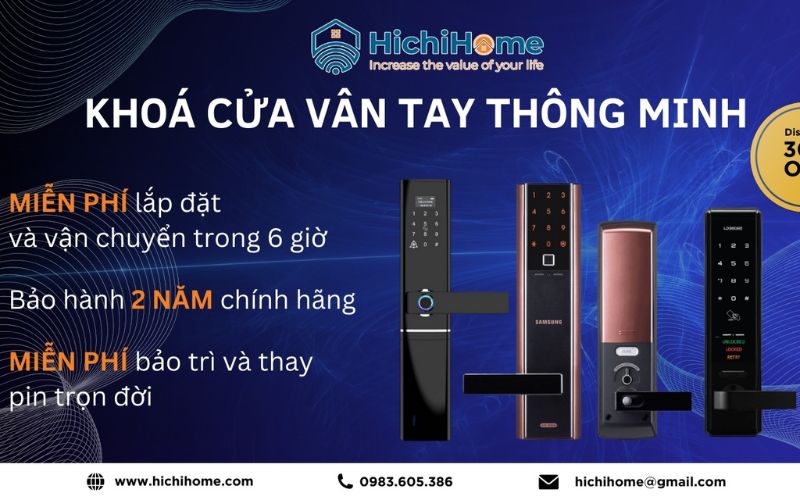 địa chỉ bán khóa điện tử Hichihome