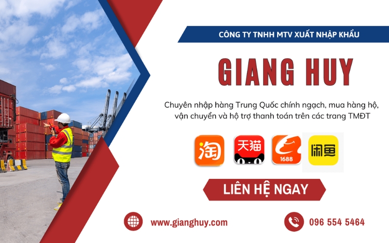 công ty mua hàng 1688 Giang Huy Logistics