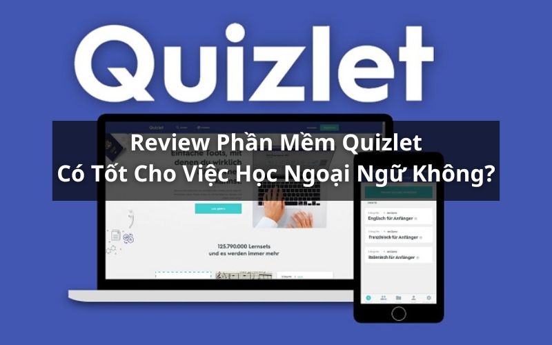 review phần mềm quizlet