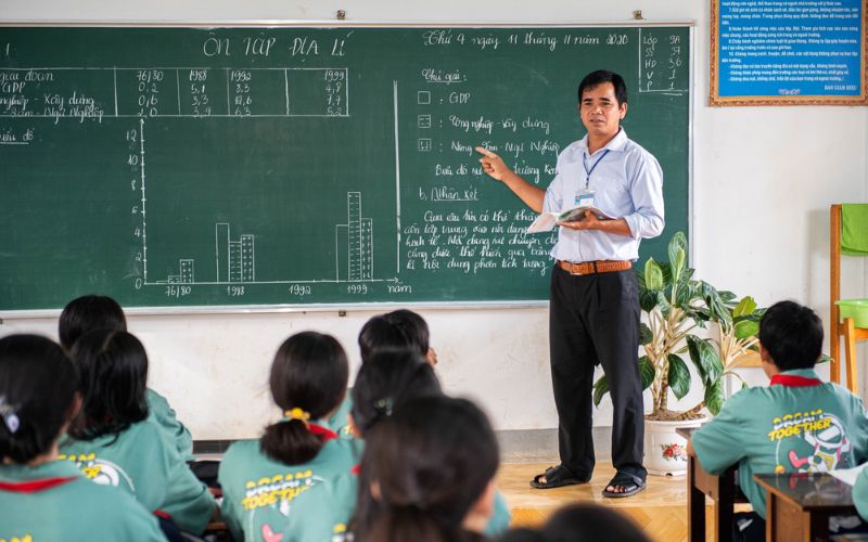 đội ngũ giáo viên tại trường tư thục