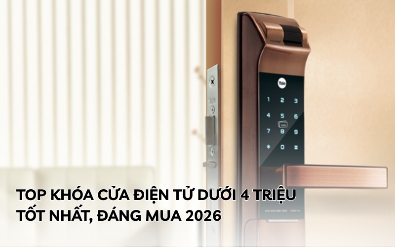 khóa cửa điện tử dưới 4 triệu
